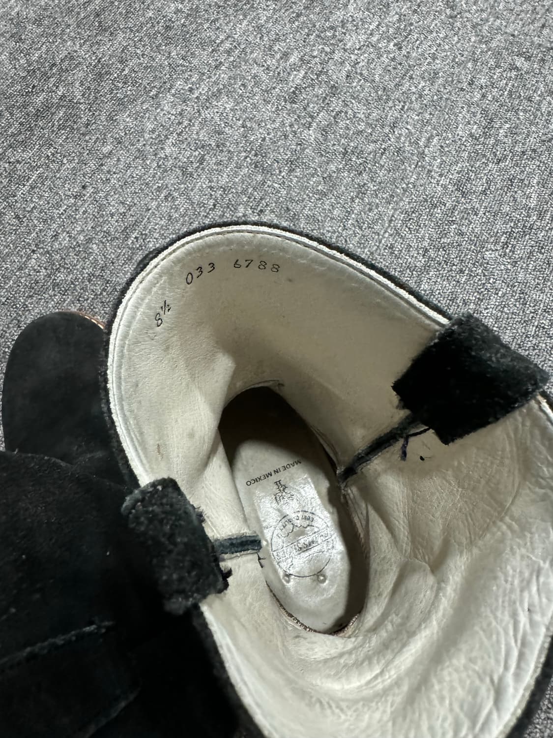 빔즈 페코스 스웨이드 블랙 웨스턴 부츠 265 상품이미지8