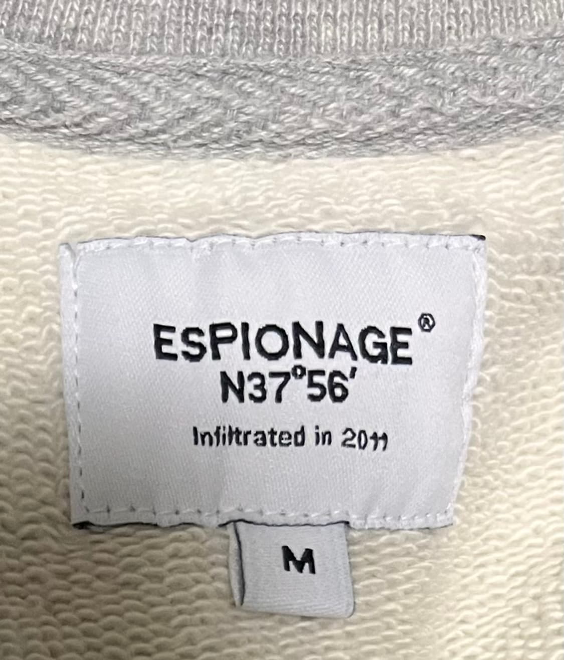 에스피오나지 Espionage SYRACUSE 맨투맨 M 상품이미지3