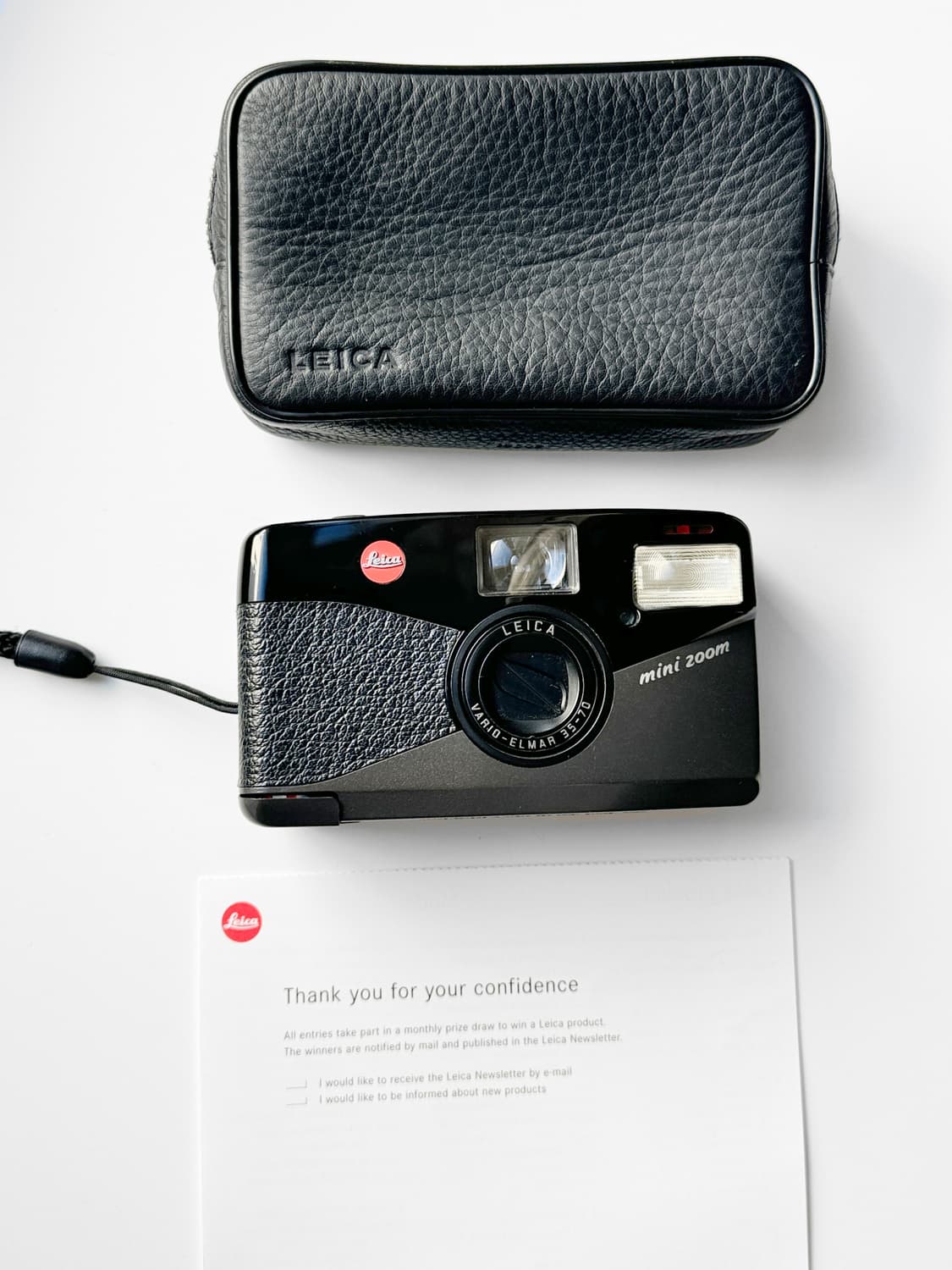라이카 미니줌 최상급 + 정품가죽케이스 상품이미지2