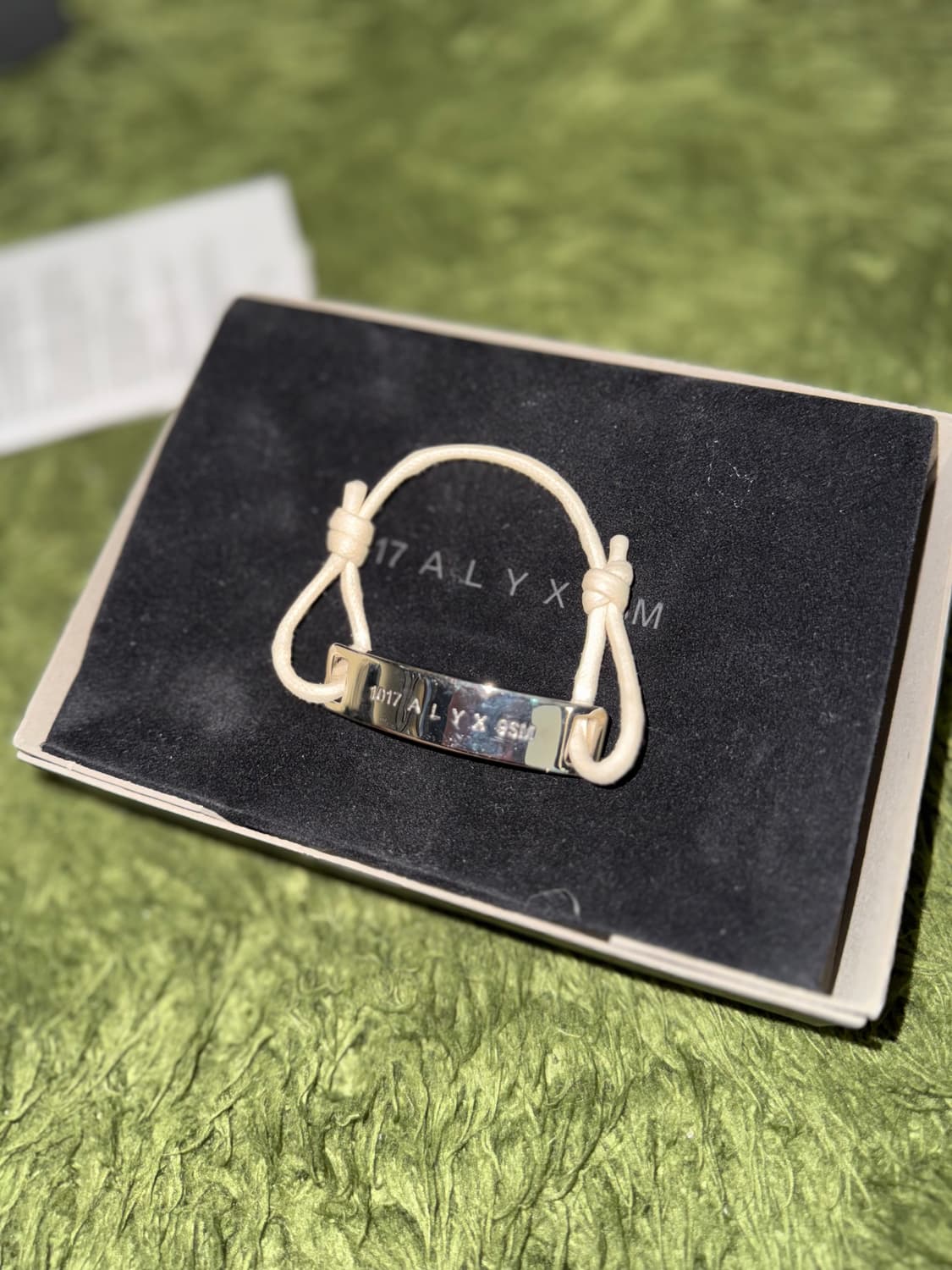 [OS] 1017 ALYX 9SM 알릭스 로고 화이트 메탈 브레이슬릿 상품이미지5