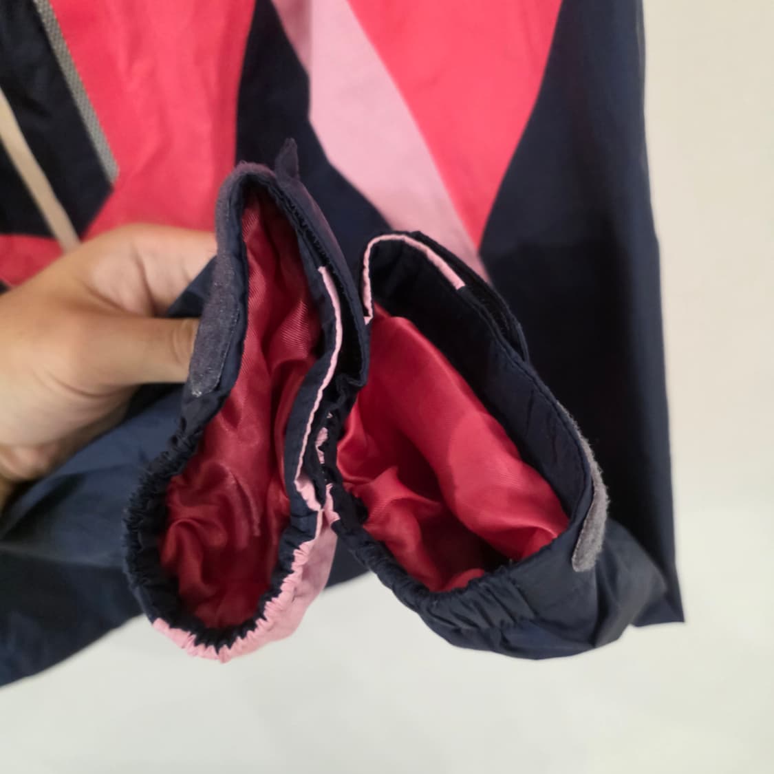 네파 여성 바람막이 자켓 100 (핑크/네이비) 상품이미지2