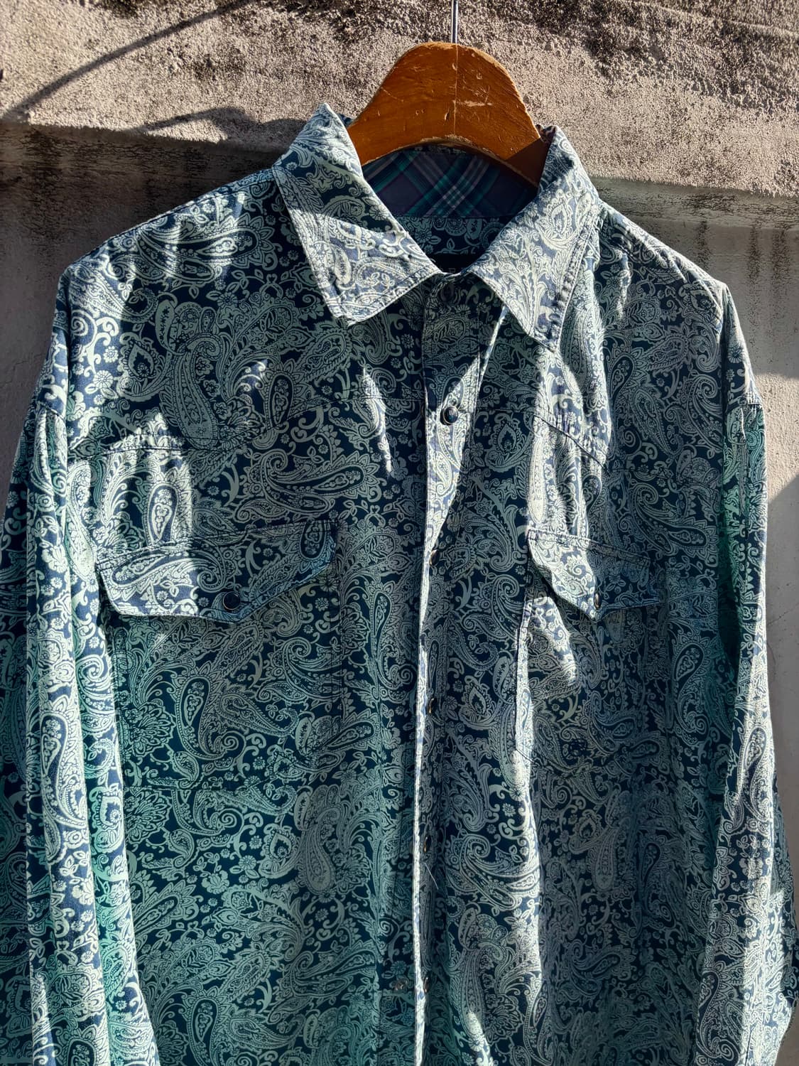 Vintage Roper페이즐리 웨스턴 카우보이 셔츠  상품이미지2