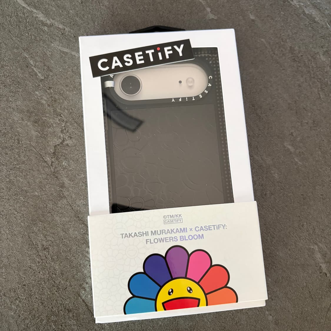 케이스티파이 무라카미 아이폰 에어 스마일 블랙 맥세이프 블랙미러 케이스 상품이미지1