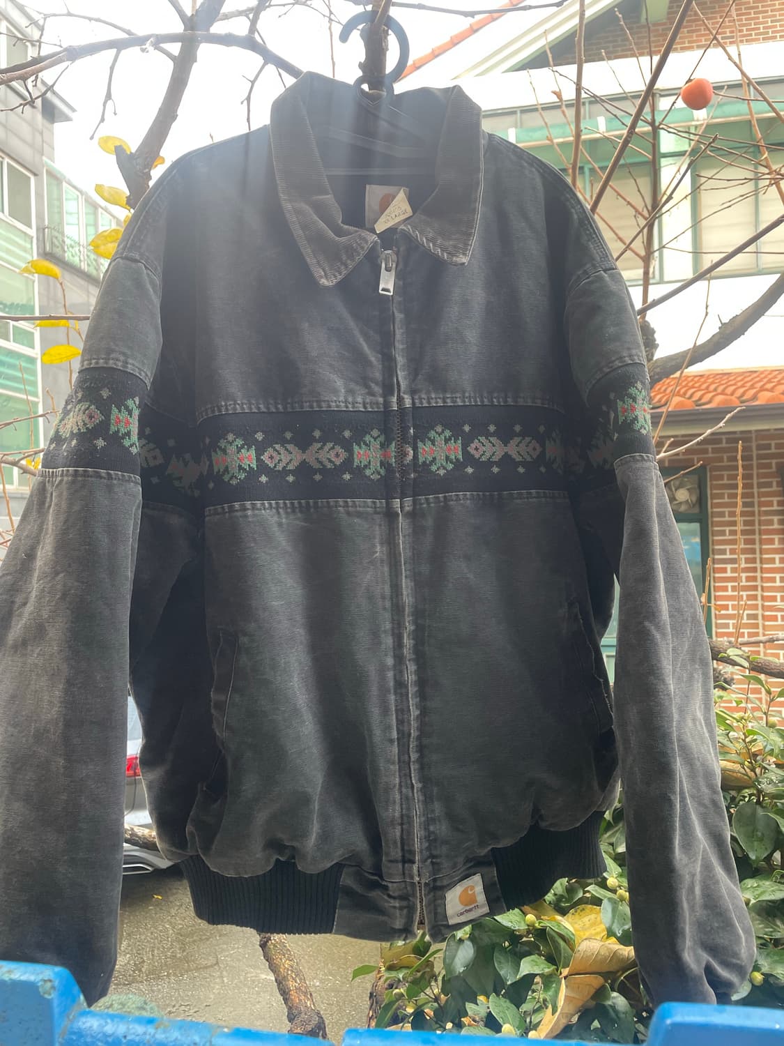 90s Made USA 칼하트 빈티지 아즈텍 나바호 워크자켓(JQ405) 상품이미지1