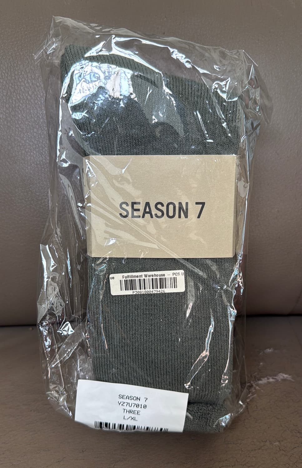 [새상품/L,XL] 이지 시즌7 칼라바사스 삭스 양말 3페어 상품이미지1