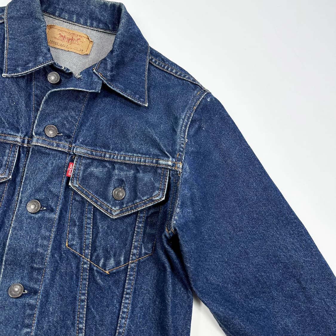 38사이즈 93년 리바이스 재팬 오리지널 3세대 데님 트러커 자켓 상품이미지5