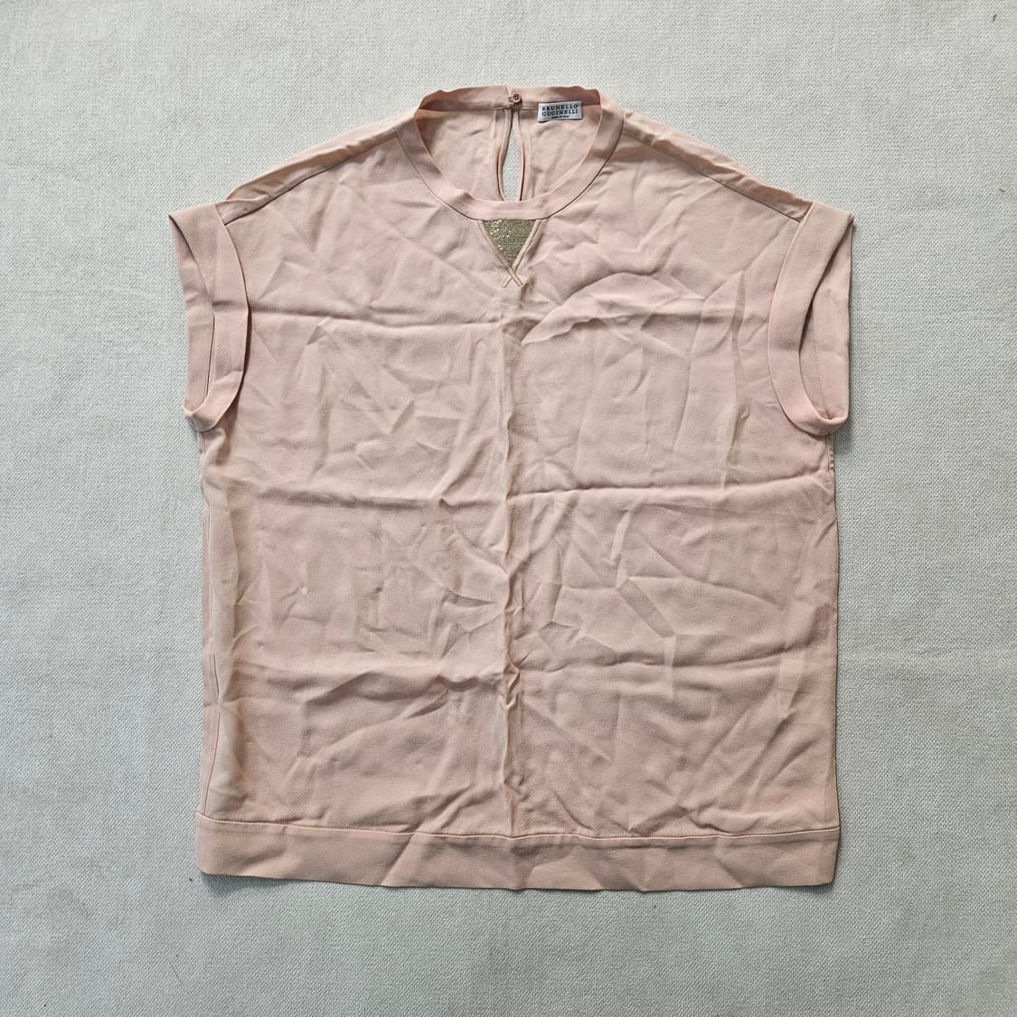 M 브루넬로 쿠치넬리 핑크 블라우스 0309Y 상품이미지1