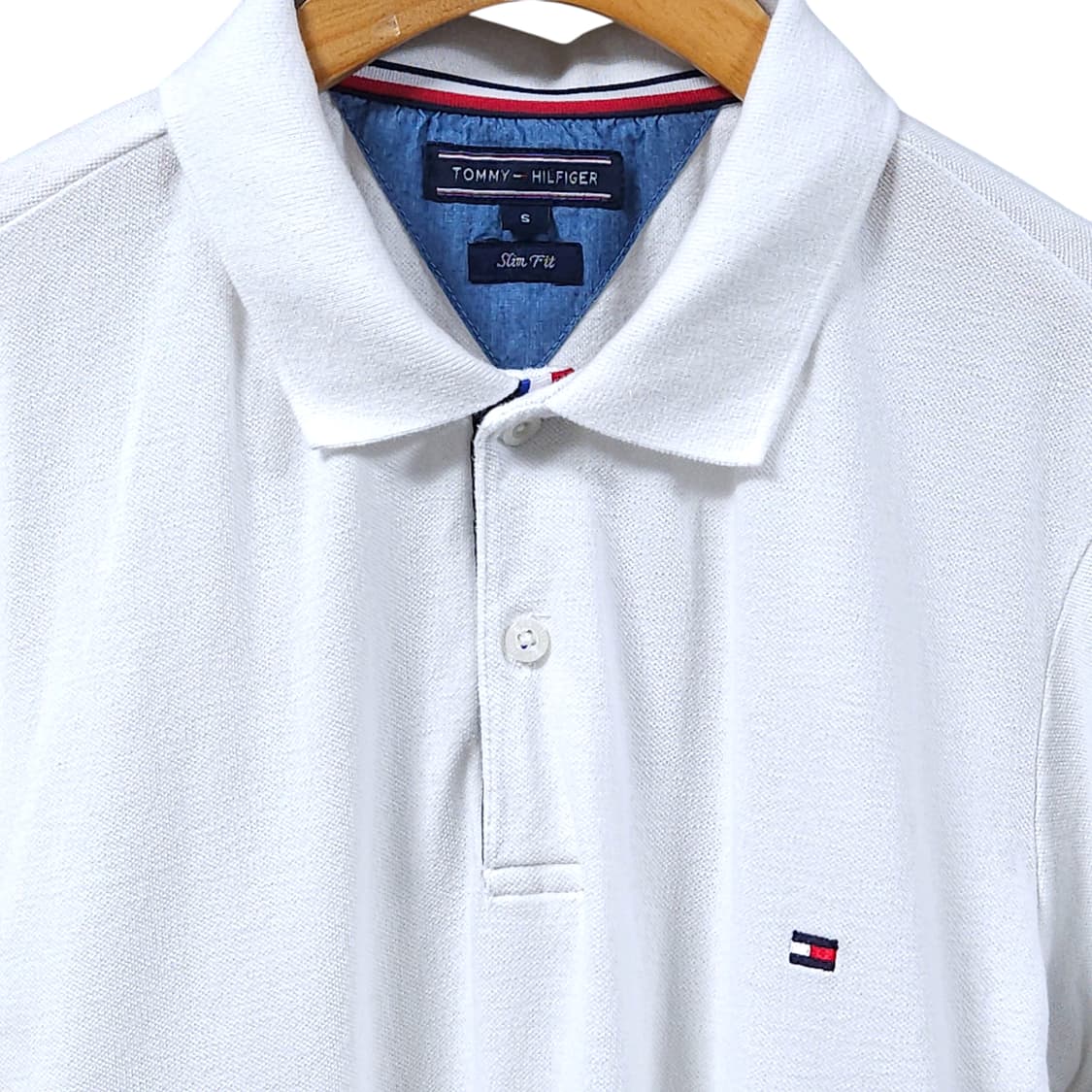 55)Tommy 타미 화이트 반팔 카라티 상품이미지2