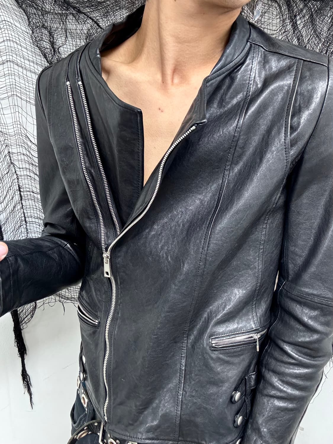 [SheepSkin] Two-Side Zippder Black Layer 상품이미지6