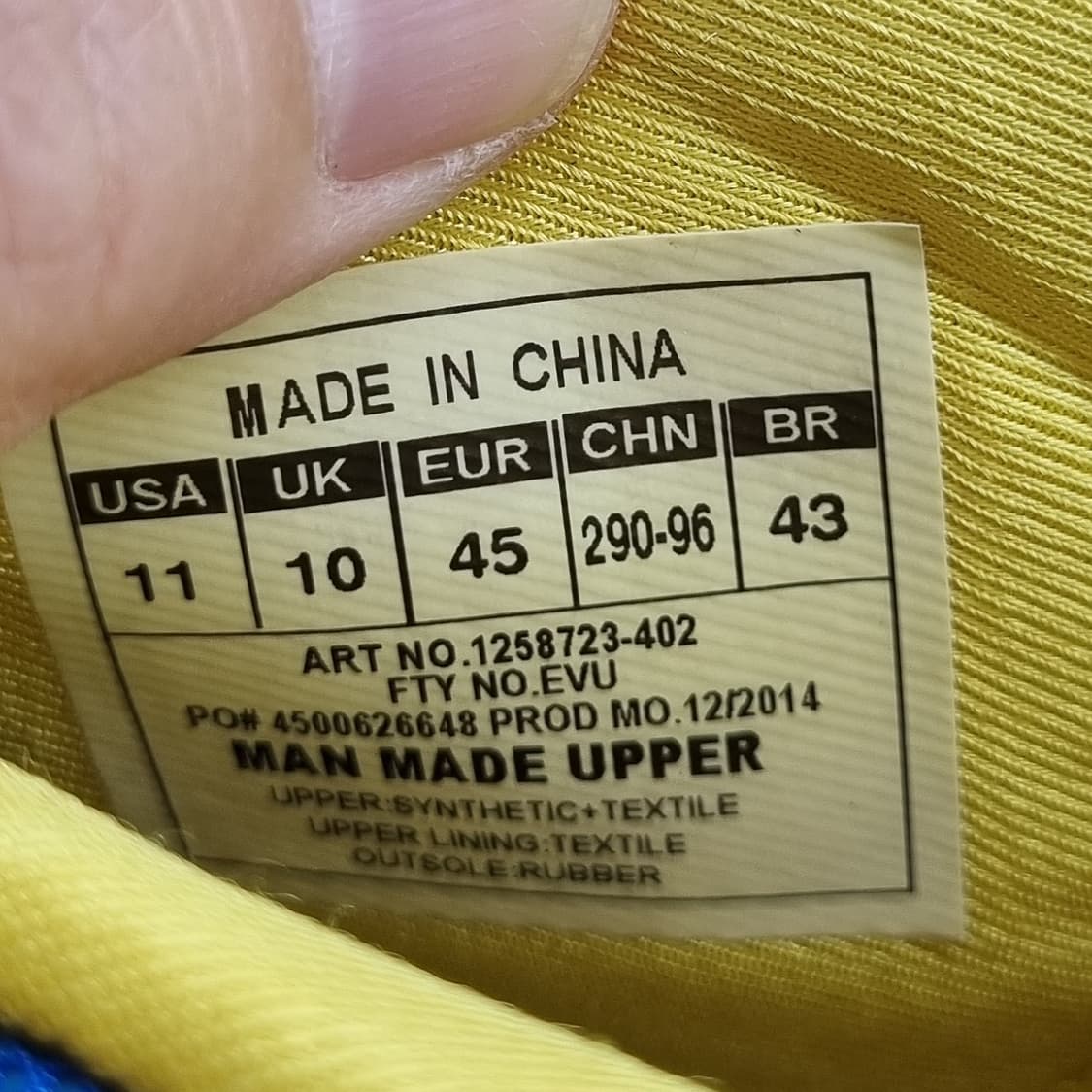 언더아머 커리1 레트로 농구화실사이즈280 상품이미지6