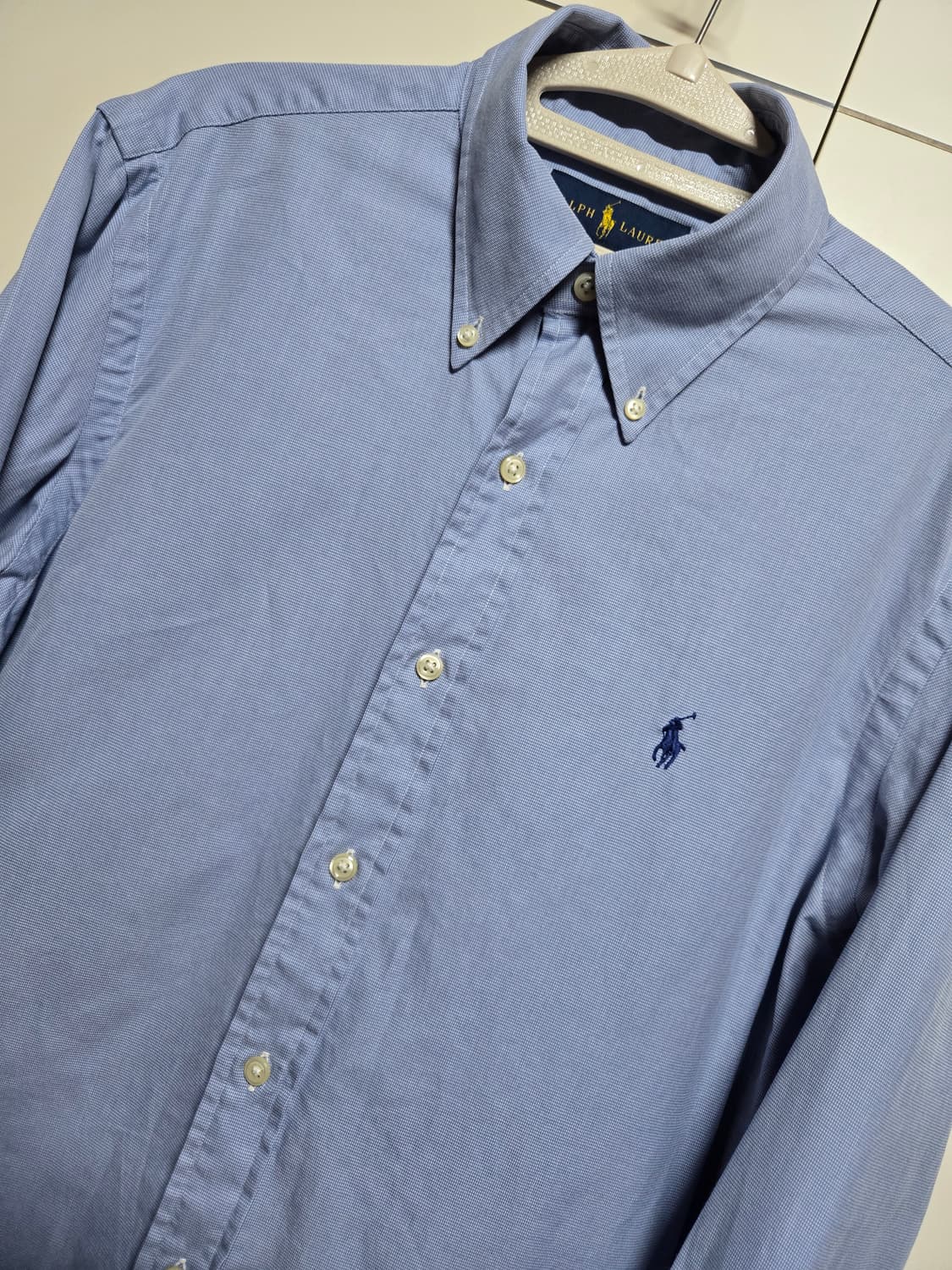 폴로 랄프로렌 남성 블루 셔츠 상품이미지2
