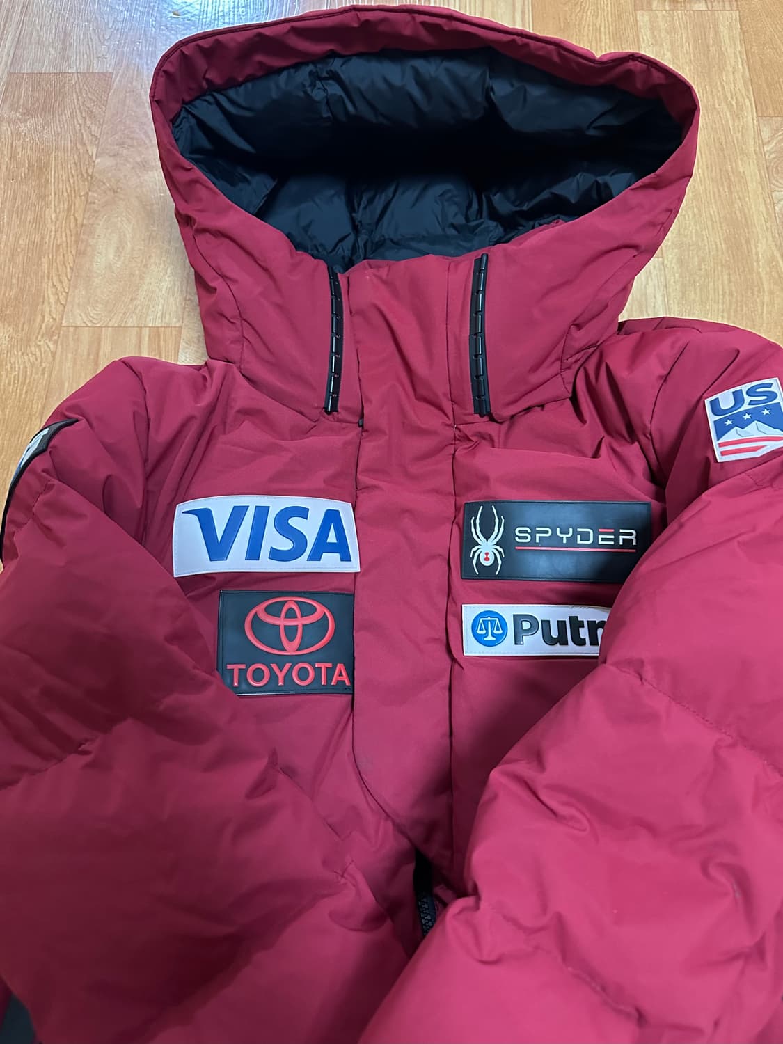 스파이더 롱패딩 상품이미지1