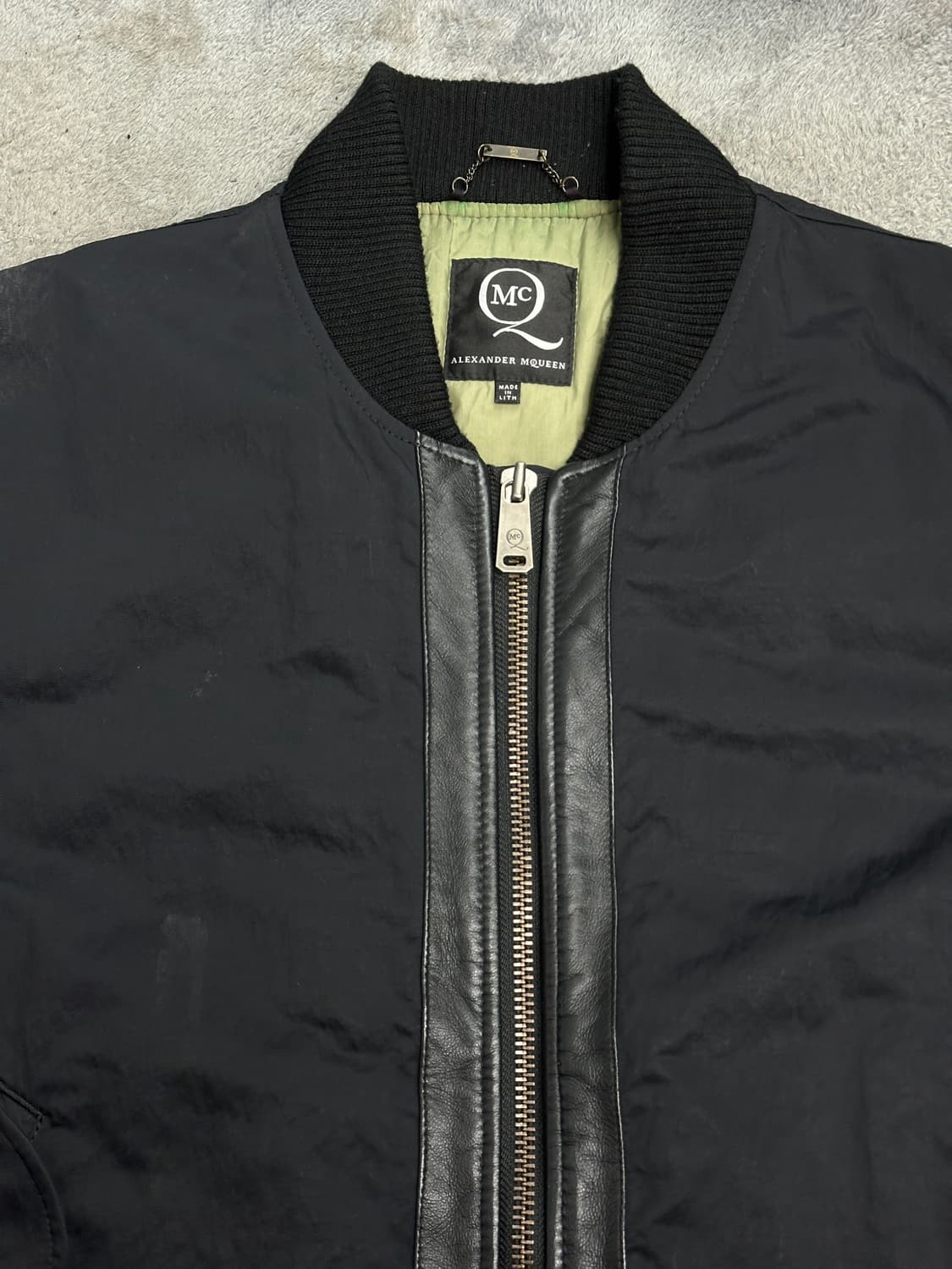 Alexander McQueen 레더 패널 Ma-1 자켓 52 상품이미지4