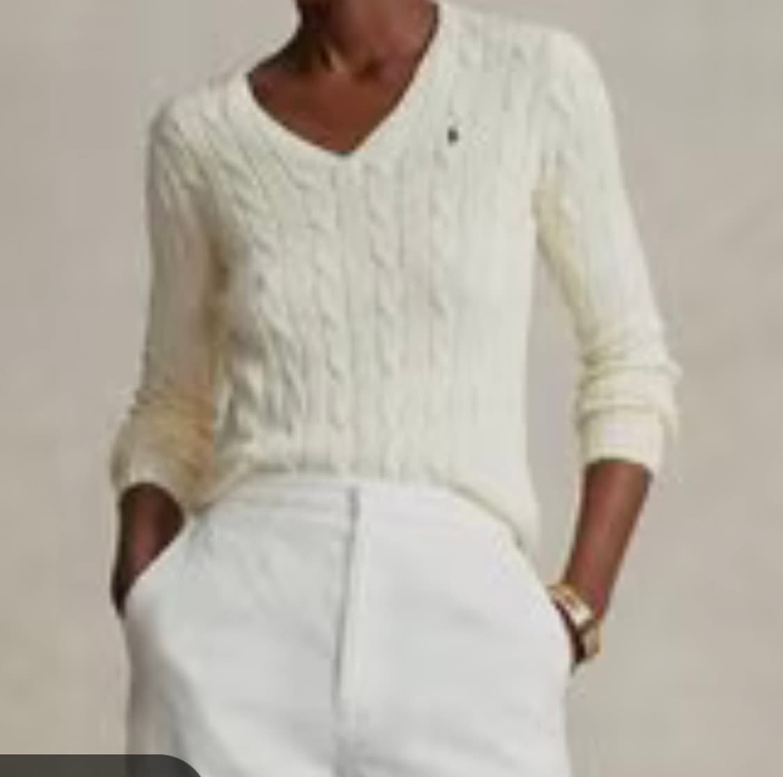 폴로 케이블 니트 S 상품이미지9