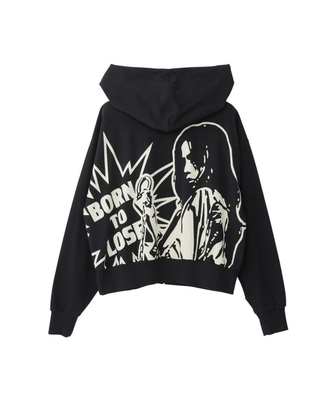 히스테릭 글래머 born to lose 후드집업 파카 블랙 구해요!!! 상품이미지3
