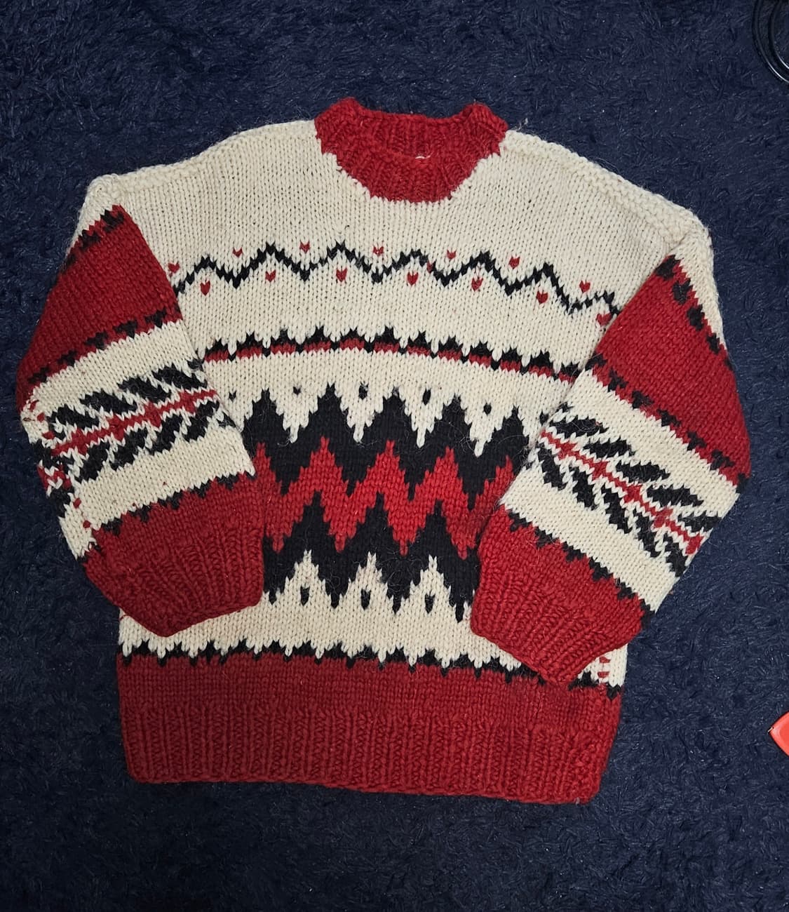 헨드메이드 노르딕 울 니트 상품이미지1