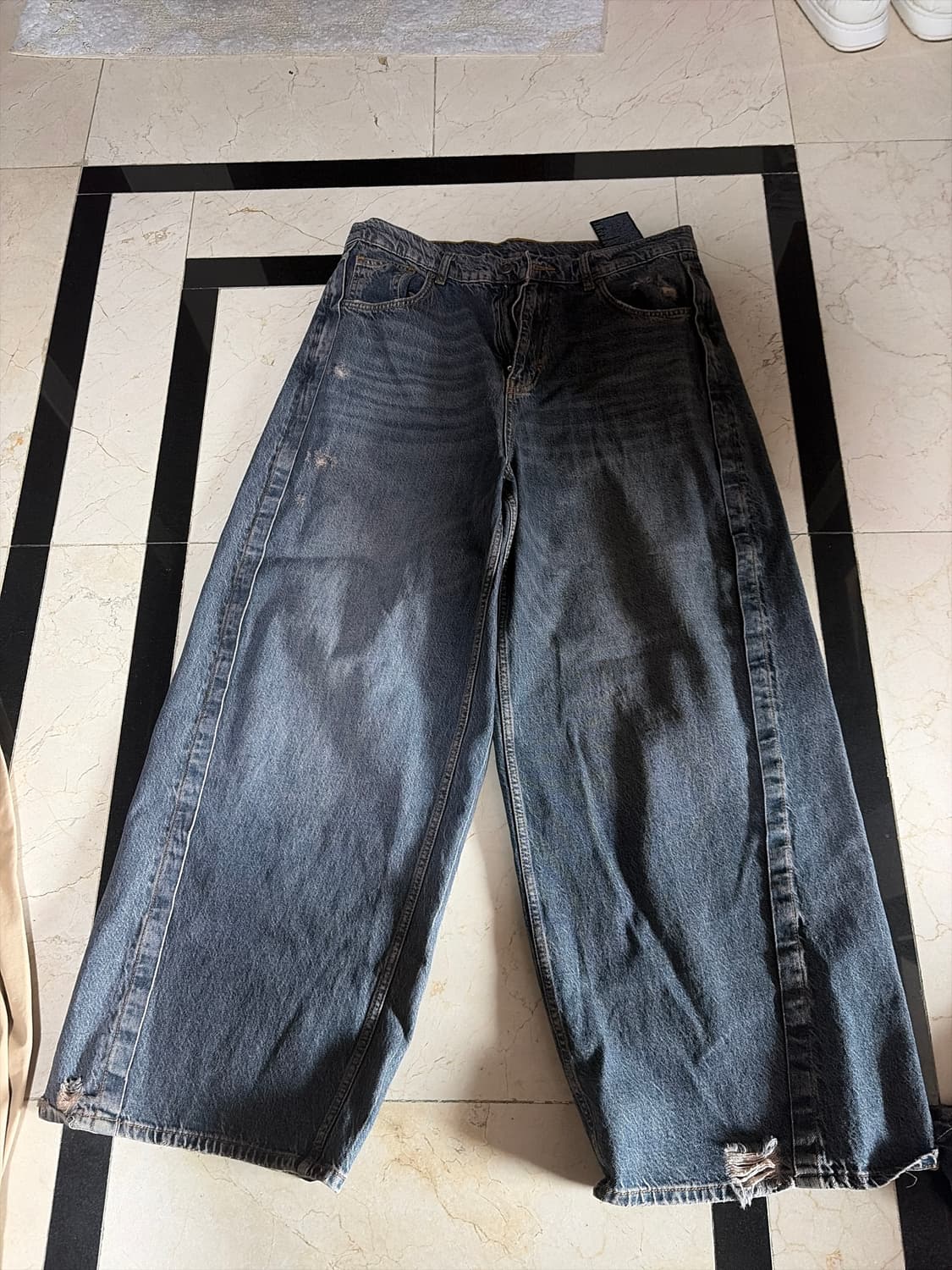 자라 와이드 데님 팬츠 상품이미지1