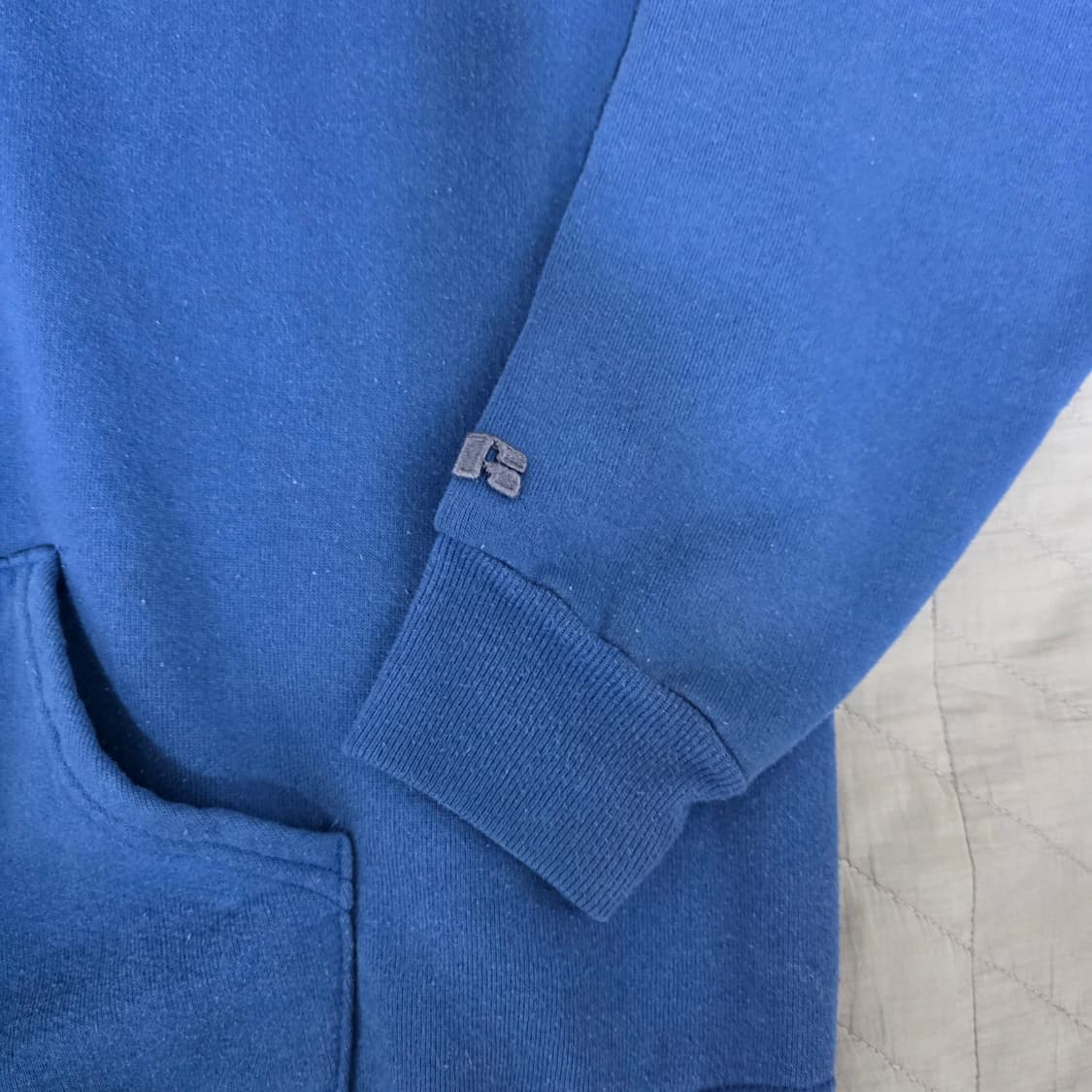 [XL] 70-80s 러셀 애슬레틱 트루빈티지 후드집업 페이드 블루 상품이미지2