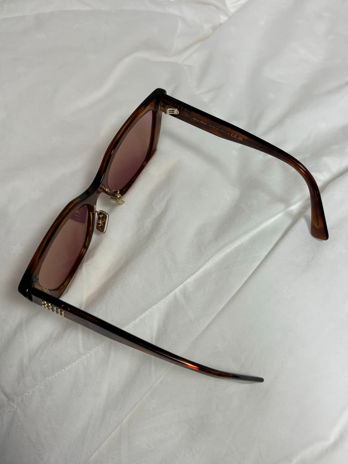 미우미우 선글라스 OMU 02ZS11Q50D 면세점 구매 상품이미지7