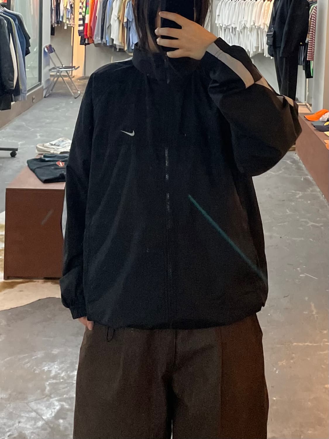 나이키 블랙 바람막이 H2850 상품이미지1