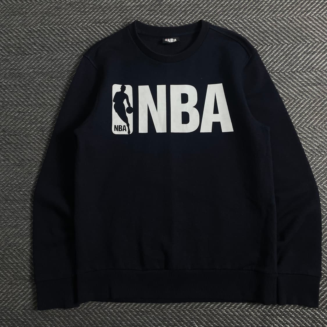 NBA 올드스쿨 빅로고 맨투맨 네이비y 3909 상품이미지2