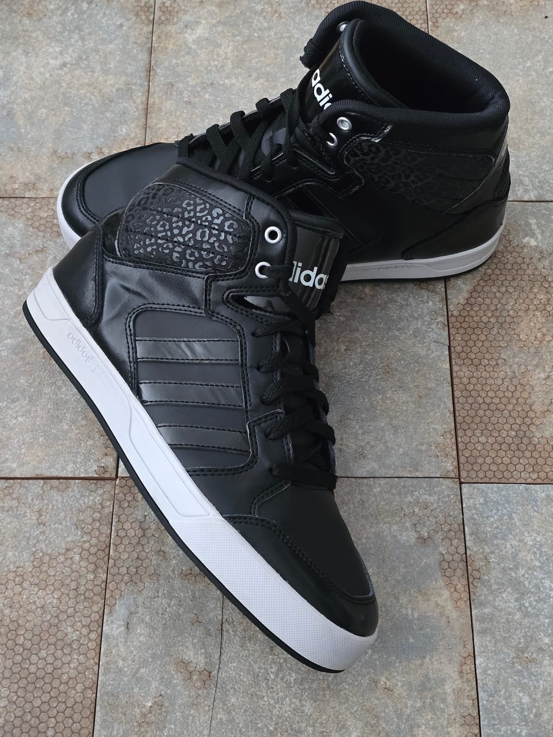 (265)아디다스 네오 롤리 미드 블랙 상품이미지6