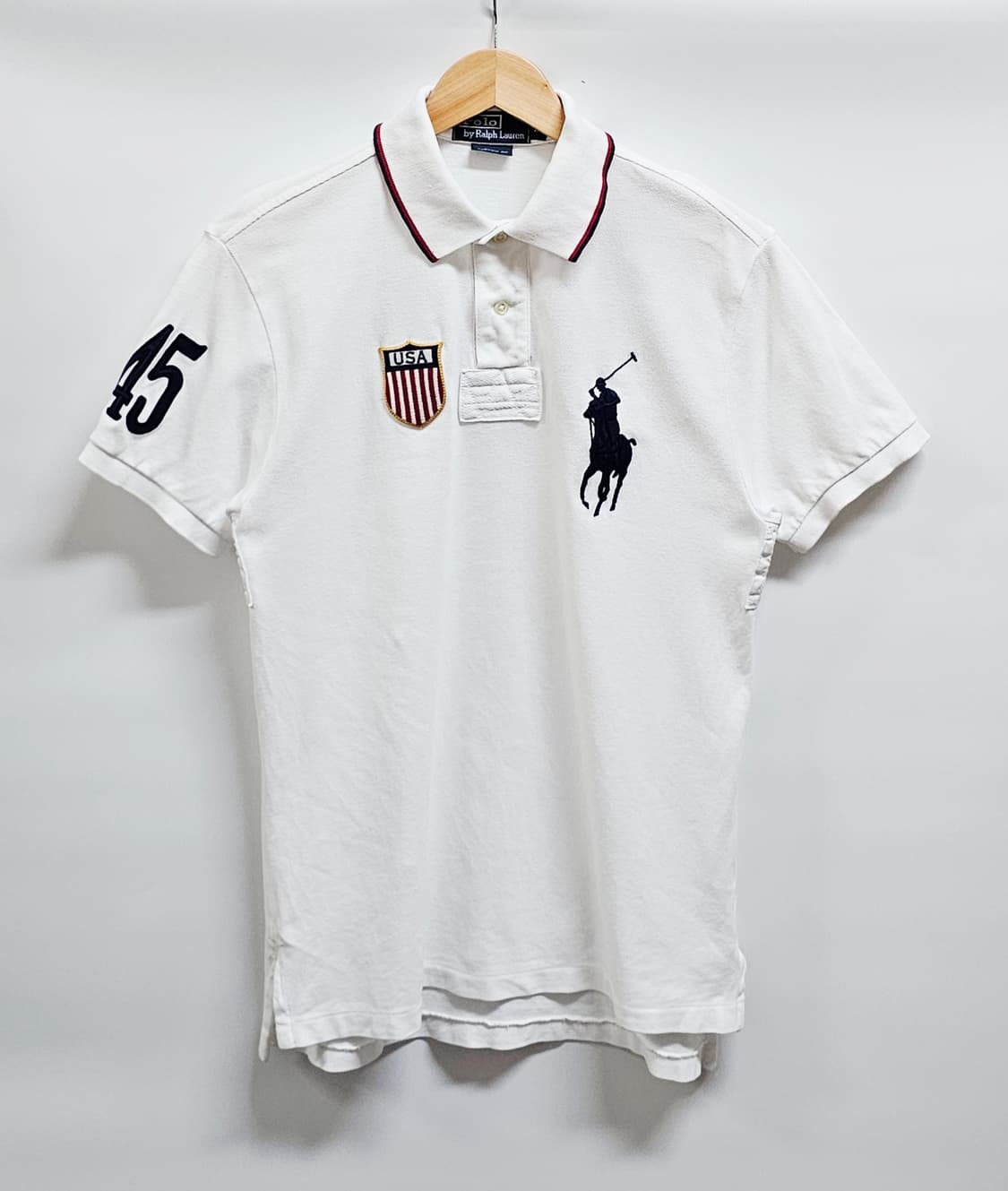 폴로랄프로렌 빅포니 USA 반팔카라티 M 상품이미지1