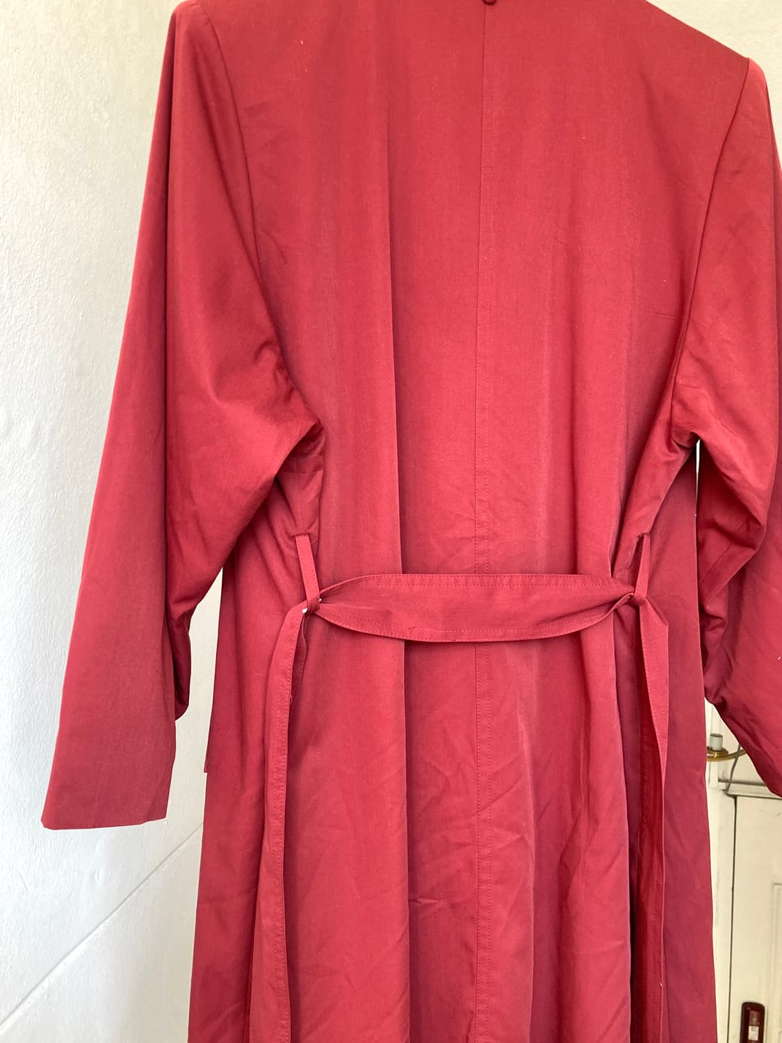 보들보들 버건디 트렌치 코트 상품이미지7