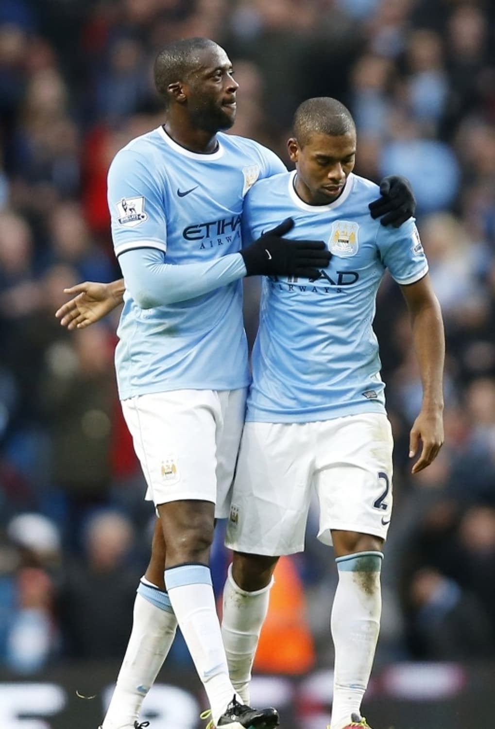 13-14 맨시티 홈 야야 투레 유니퐁 XL 레플리카 상품이미지9