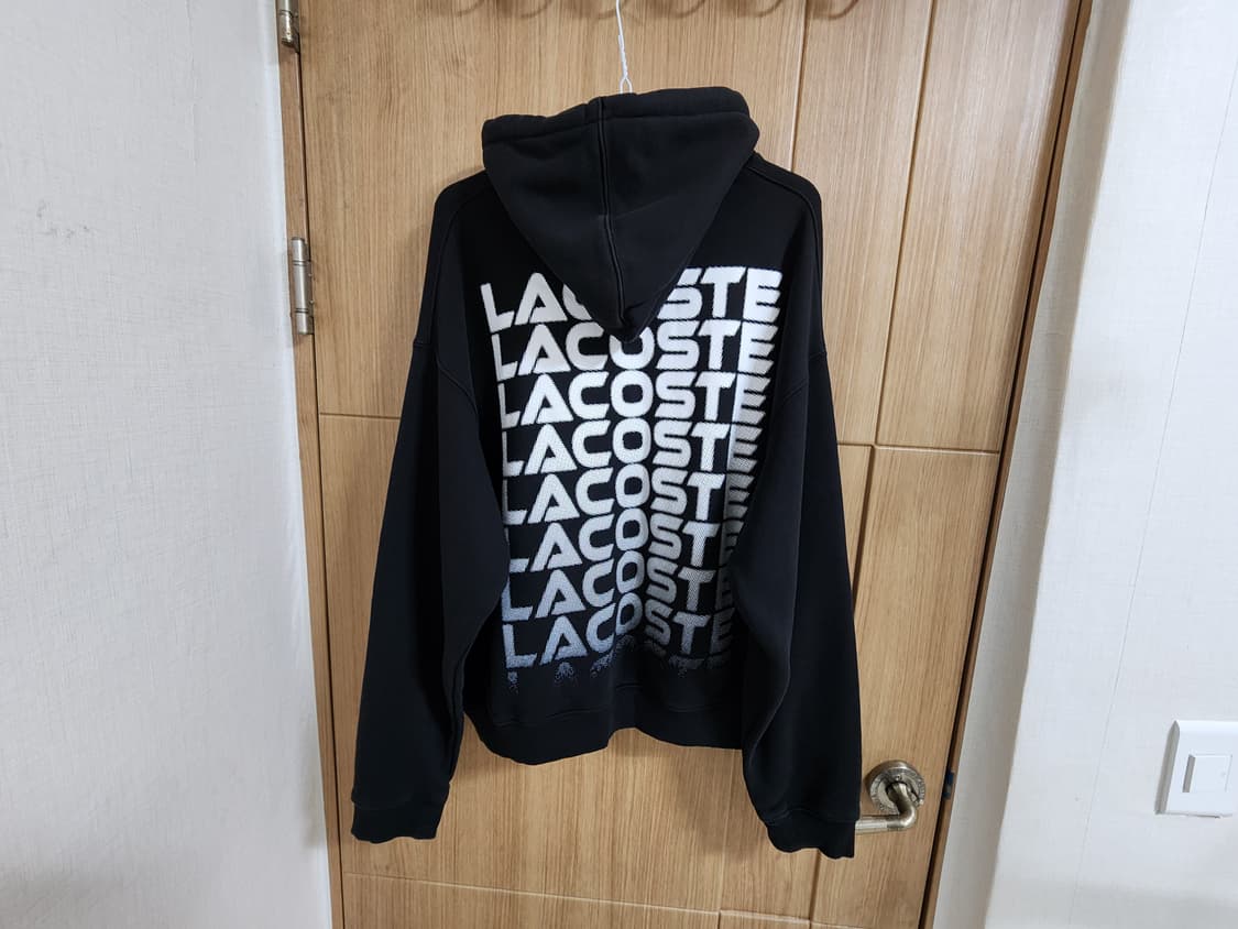 (XL)라코스테 공용 루즈핏 후드티 상품이미지3