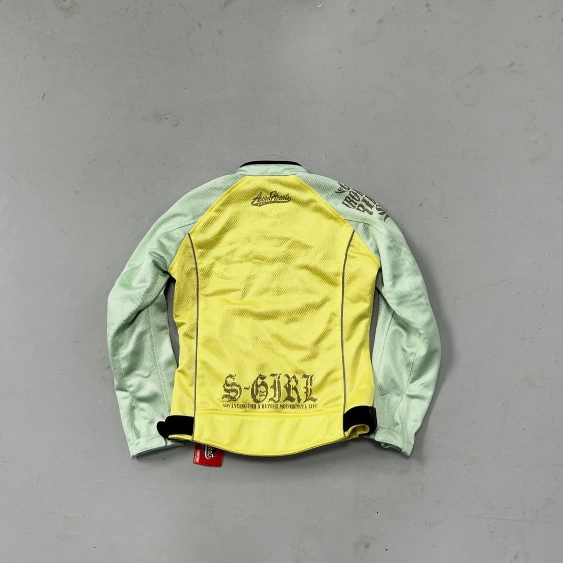 엔젤하트 프린팅 메쉬 라이딩자켓  상품이미지5