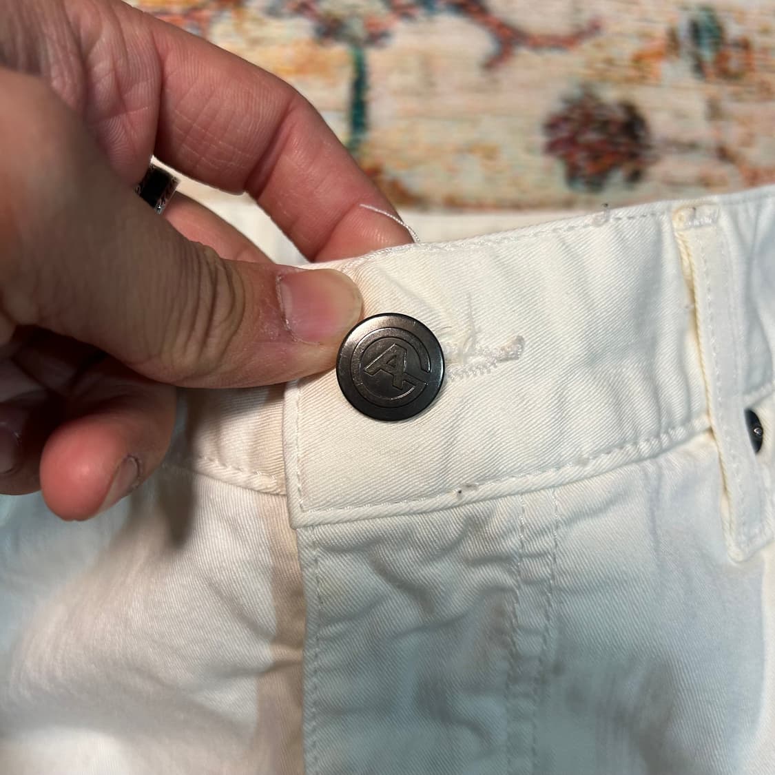 [34] 아르마니 꼴레지오니 컴포트 핏 코튼팬츠 이탈리아 생산 상품이미지3