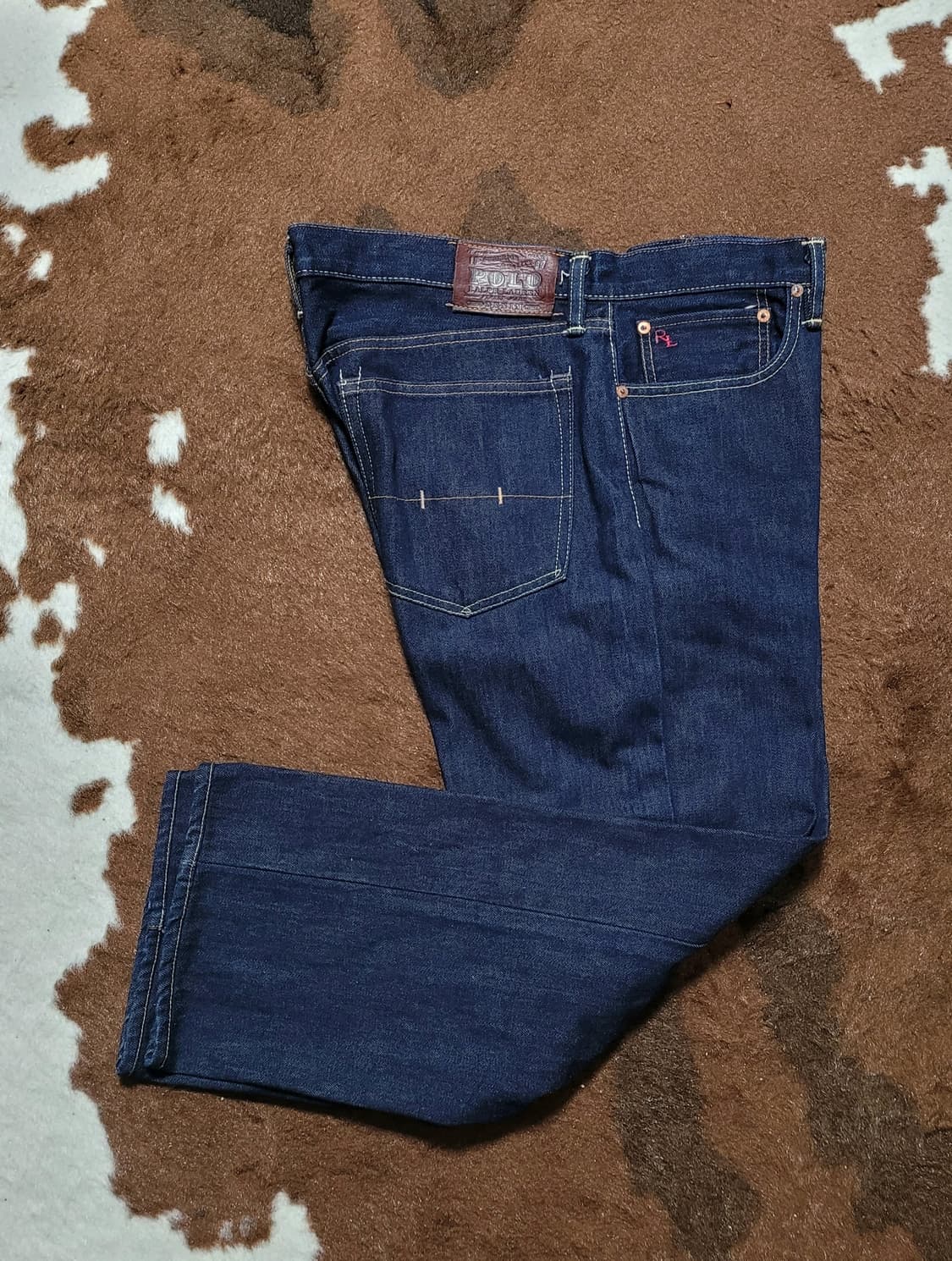 폴로 랄프로렌 남성용 진청바지(36×32) 상품이미지1