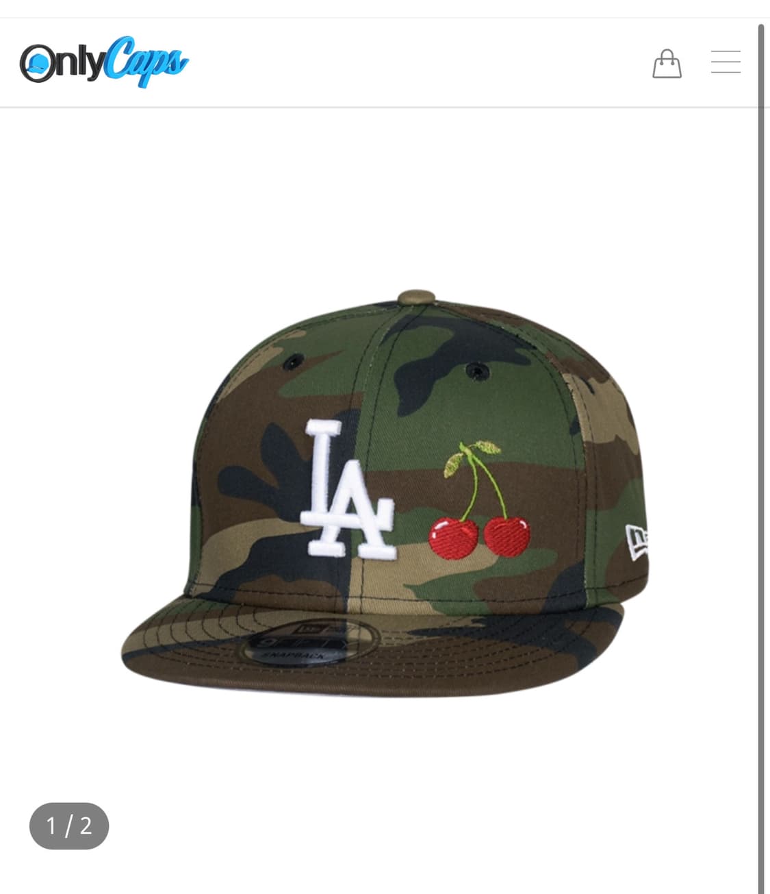 capo c4po 체리 커스텀 카모 캡  상품이미지1