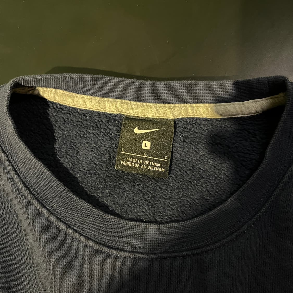 나이키 맨투맨 네이비 상품이미지5