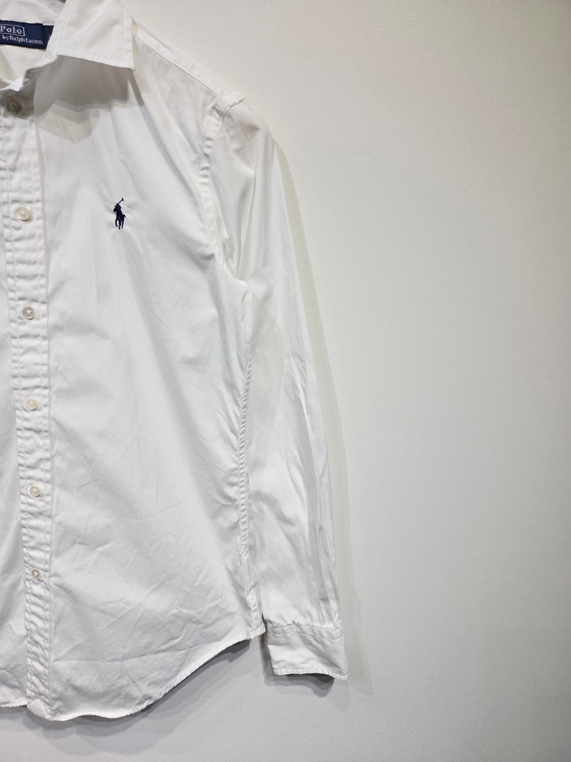 폴로랄프로렌 화이트 코튼 셔츠_호칭2(S) 상품이미지4
