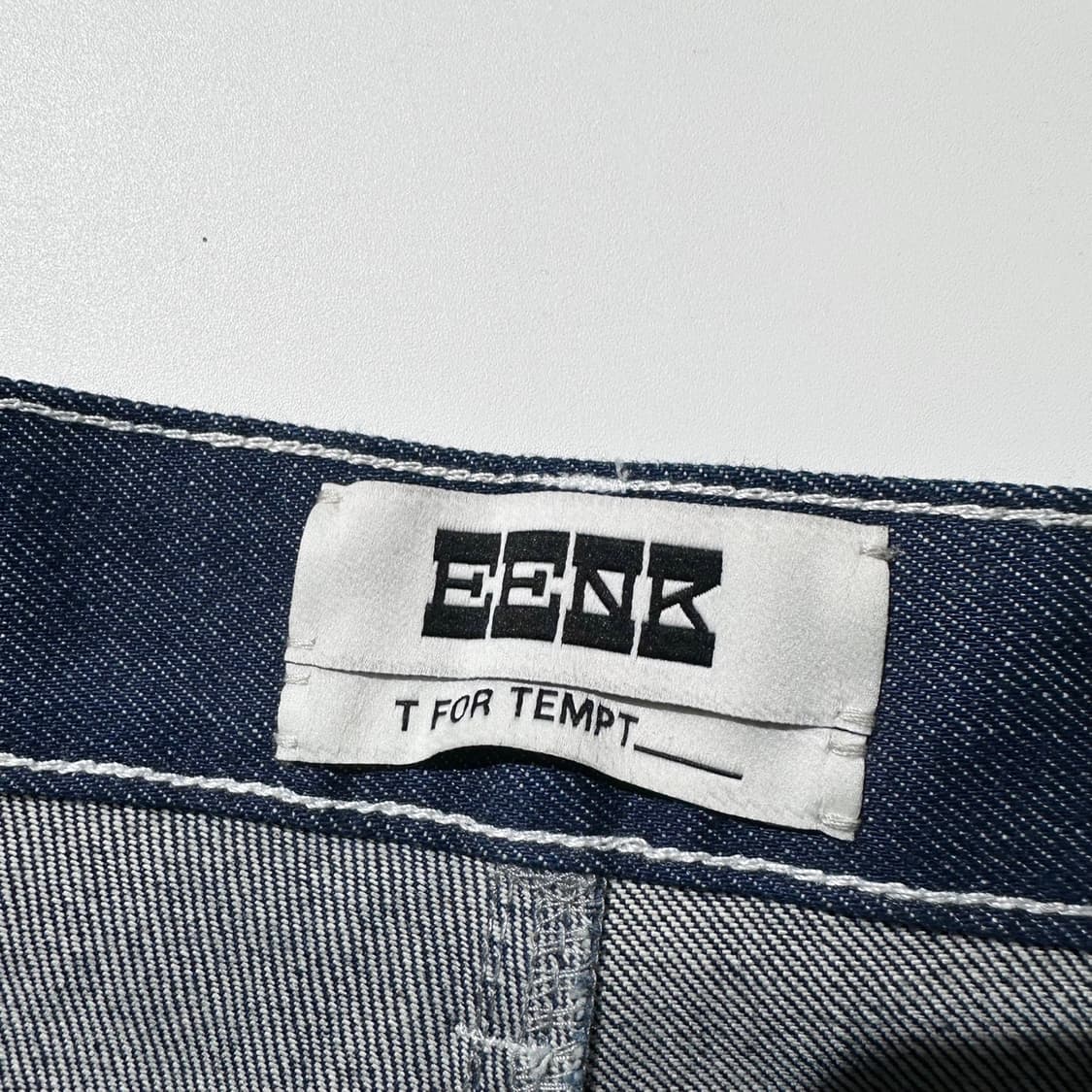 잉크 테네바 에이시메트릭 프론트 셀비지 데님 팬츠 상품이미지8