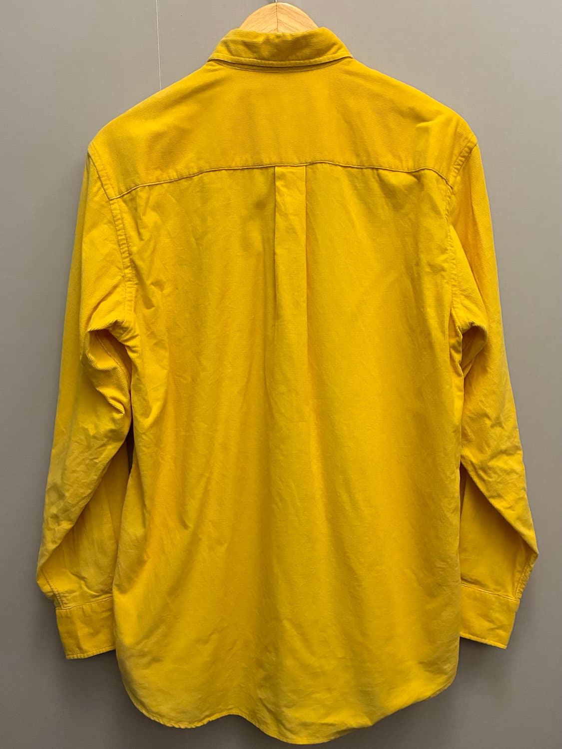 (M~L)00s 폴로랄프로렌 코튼 버튼다운 코듀로이 셔츠 옐로우 상품이미지6
