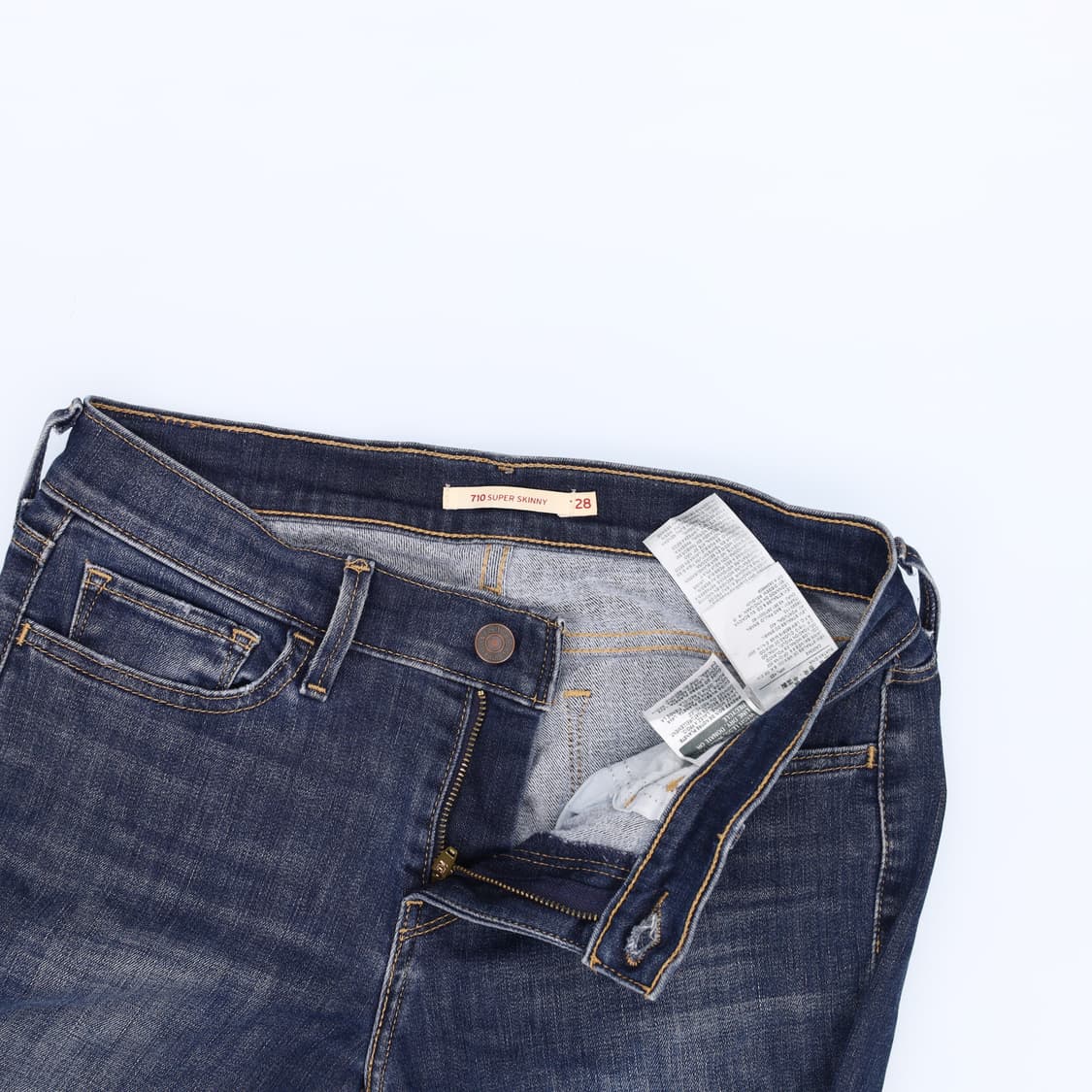 [W28 L30] 리바이스 스키니 약기모 데님팬츠 1217H1 상품이미지5