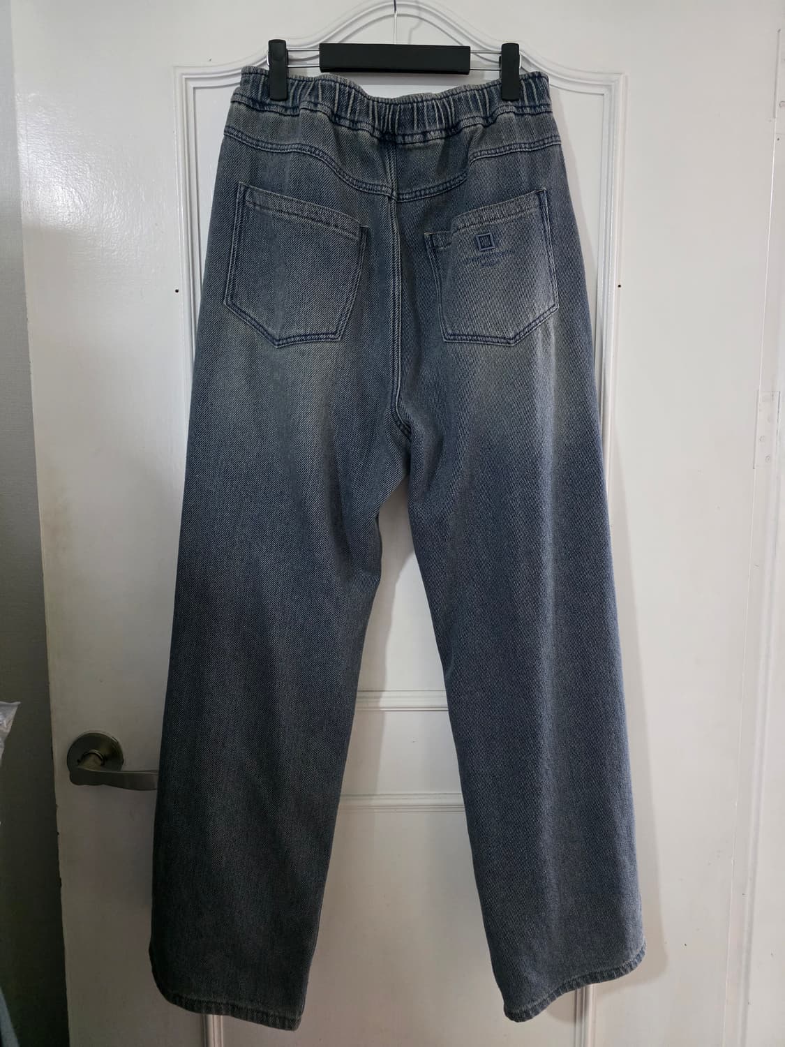 우영미 와이드 밴딩 데님 팬츠 48사이즈(30~34) 상품이미지2