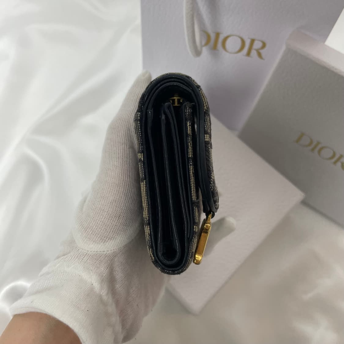 디올 오블리크 3단 반지갑 풀세트 A급 상품이미지10