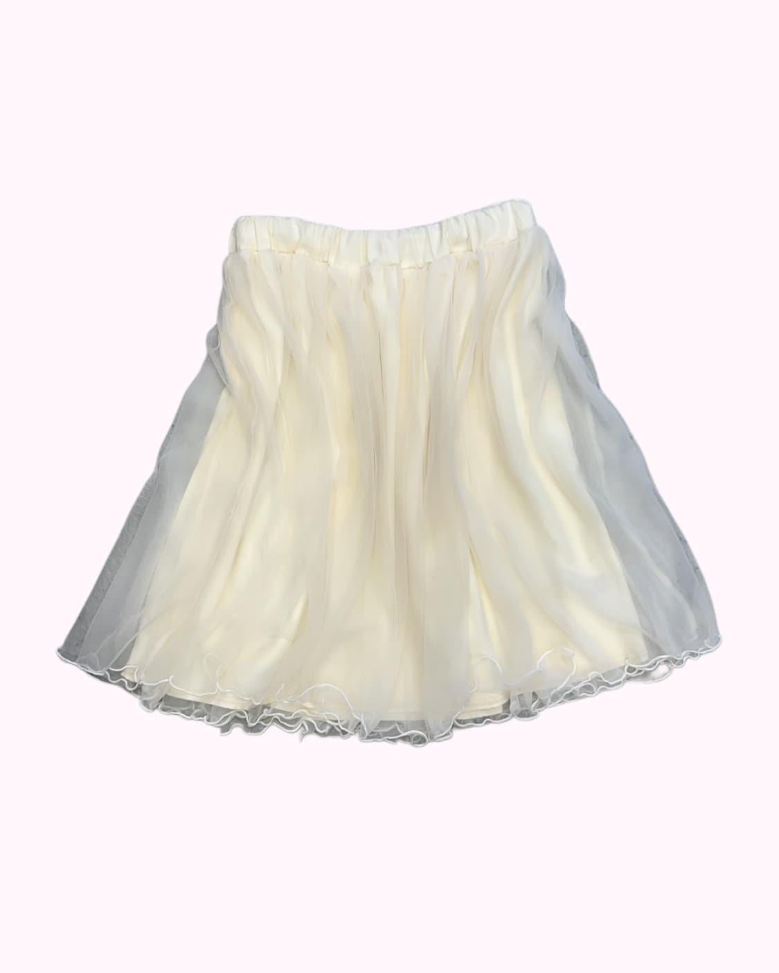 ivory lace layered skirt 상품이미지1