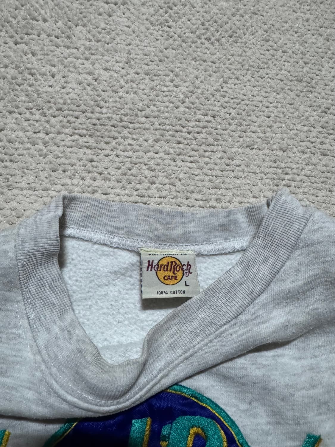 하드락카페 베이징 크롭 스웻셔츠 women L 상품이미지4