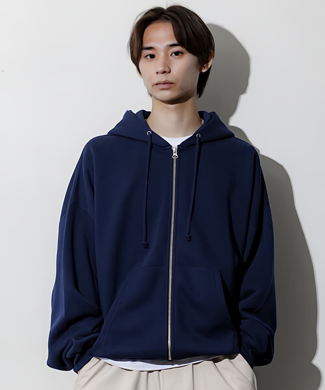 프릭스스토어 12온즈 오버핏 후드집업(블랙) 상품이미지4