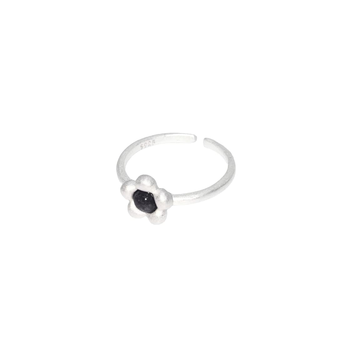VeVe venom flower silver ring-black 상품이미지2