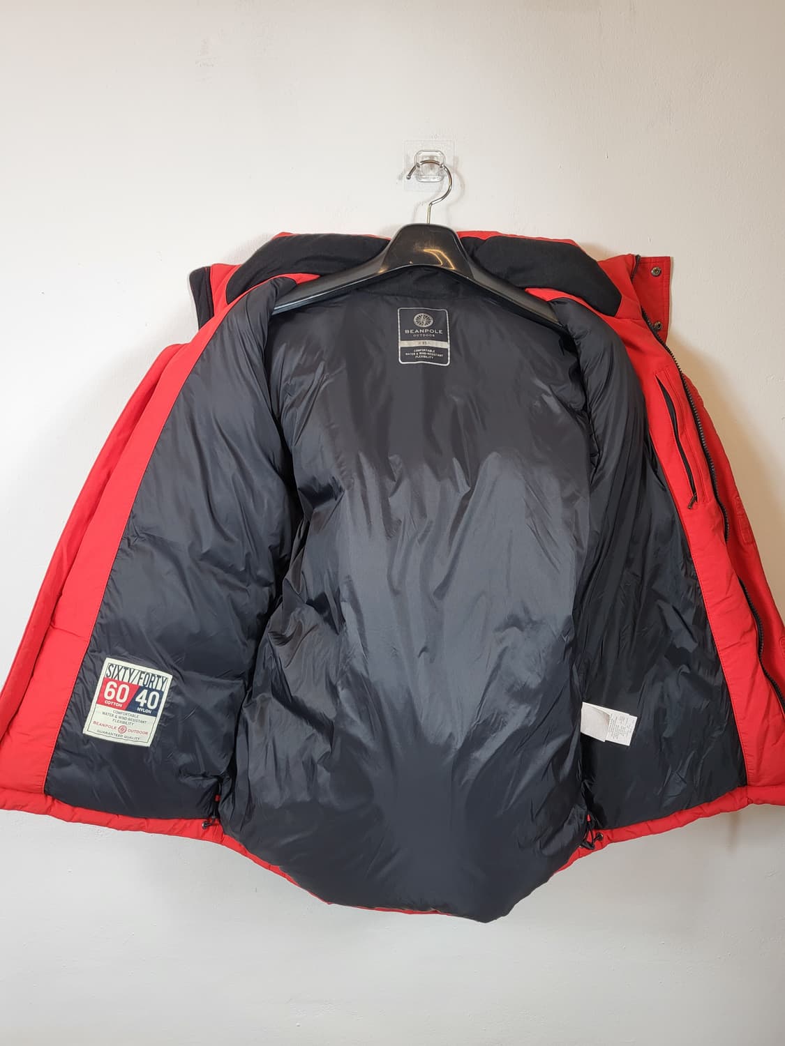 빈폴 아웃도어 레드 다운패딩 95 M 상품이미지7