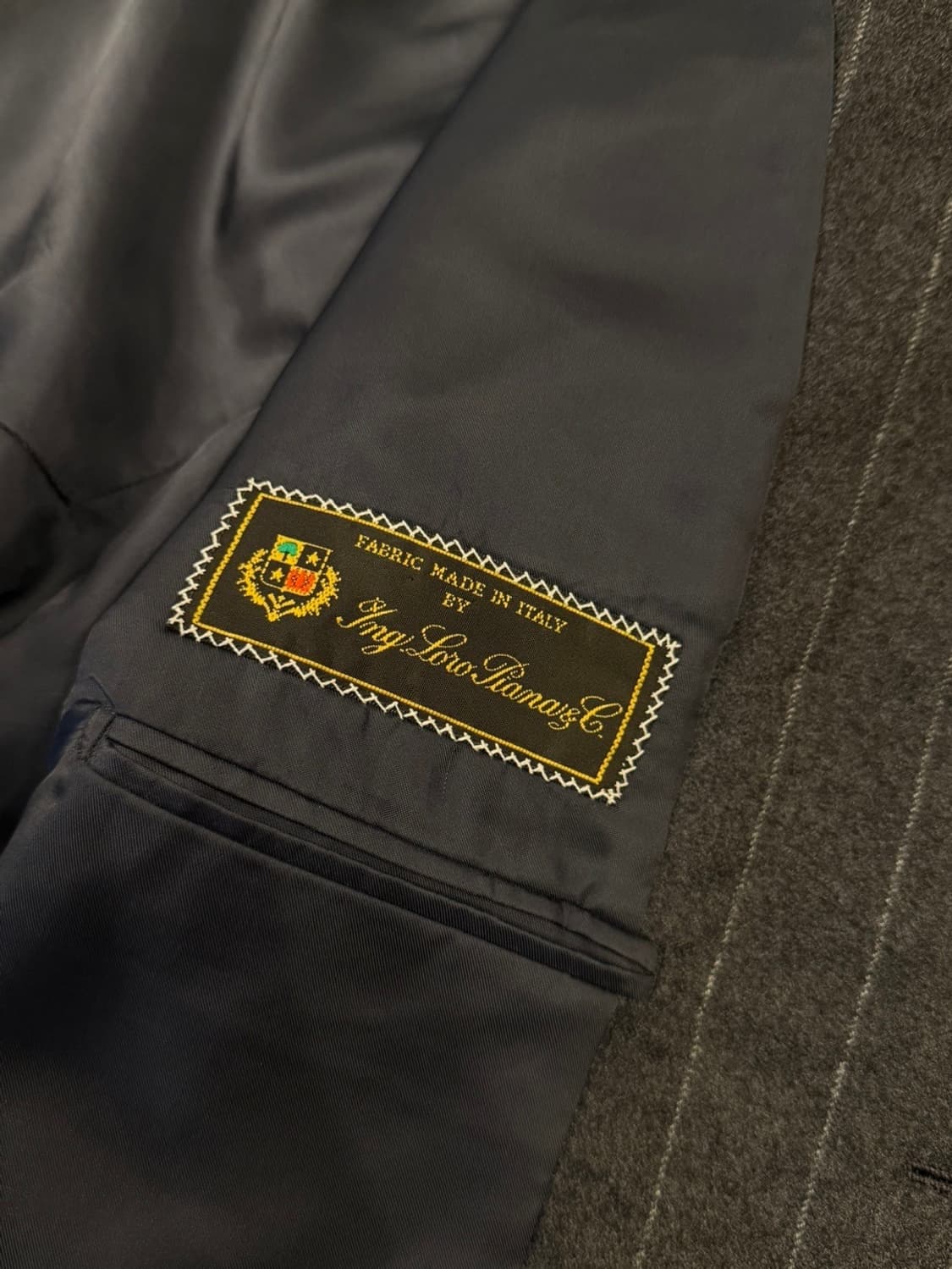 루쏘소 로로피아나 패브릭 자켓 남성95-100 상품이미지9