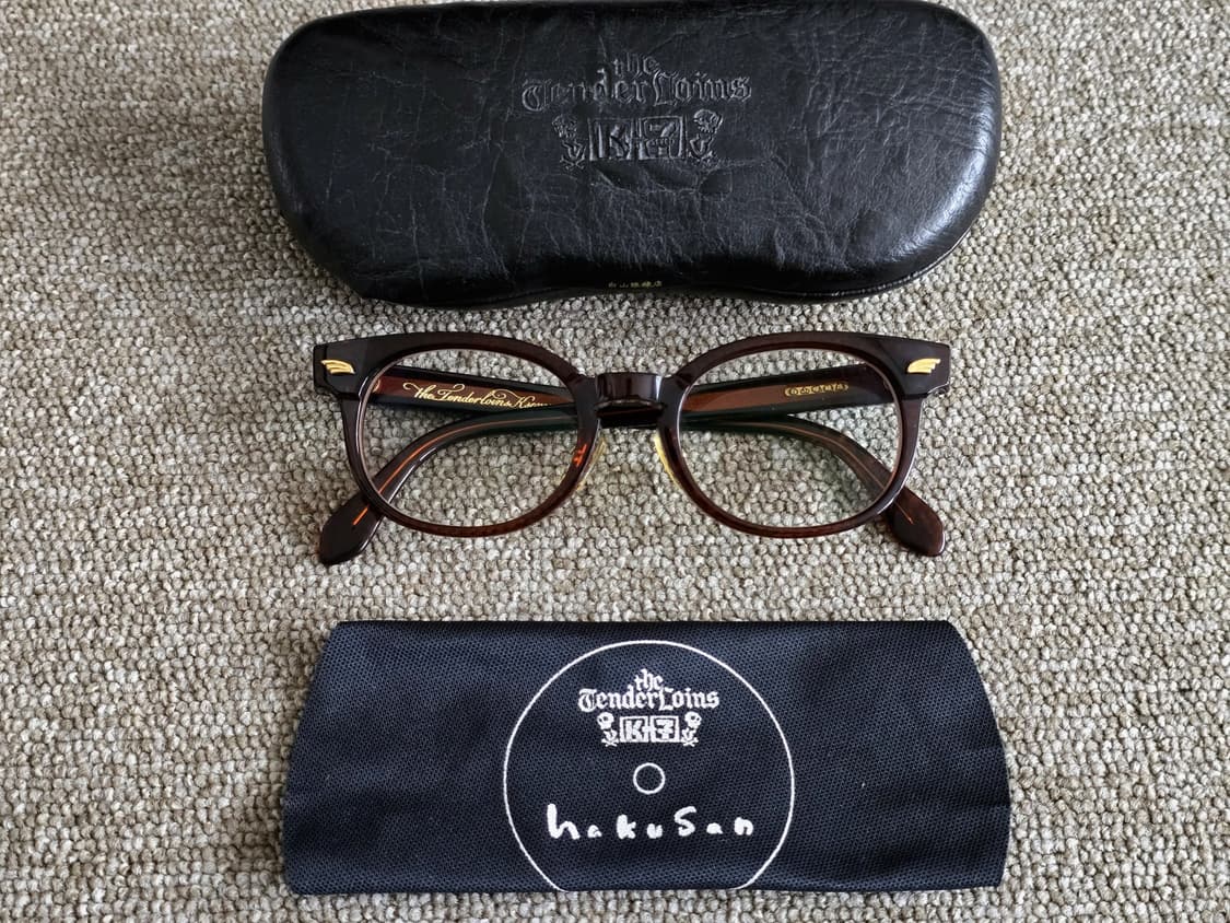 백산안경 하쿠산 텐더로인 티제리 t-jerry 루트비어 브라운 신형리벳 상품이미지1