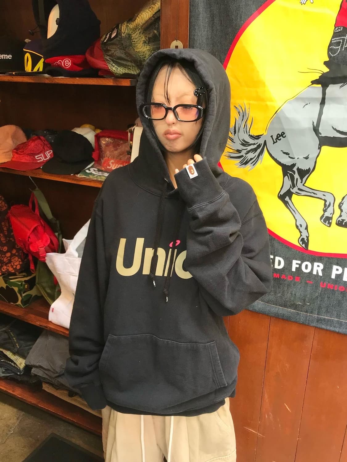 Bape X Union 30th Collaboration Hoodie 상품이미지2