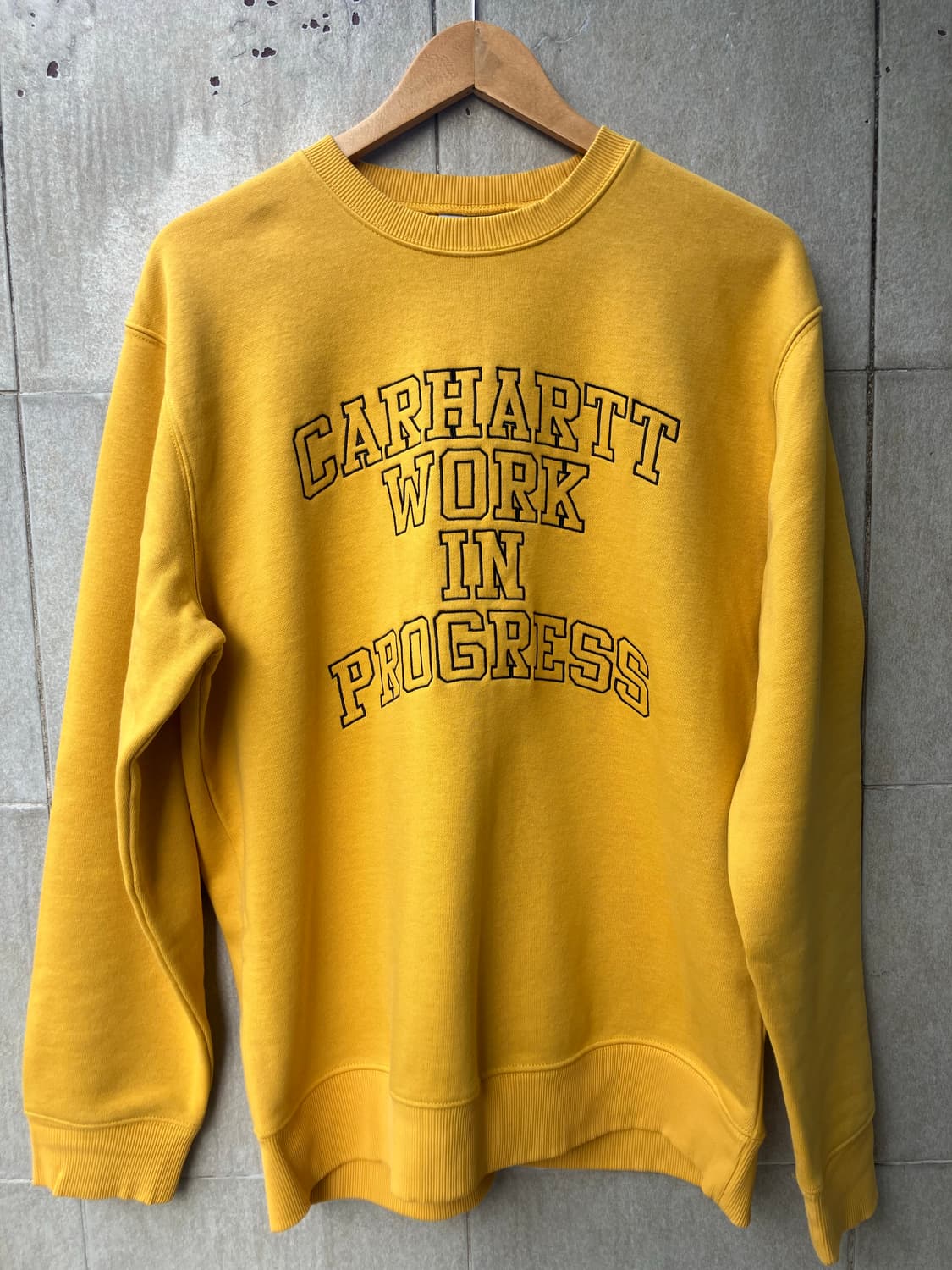 칼하트wip 디비전 스웻셔츠 맨투맨 옐로우 L 상품이미지1